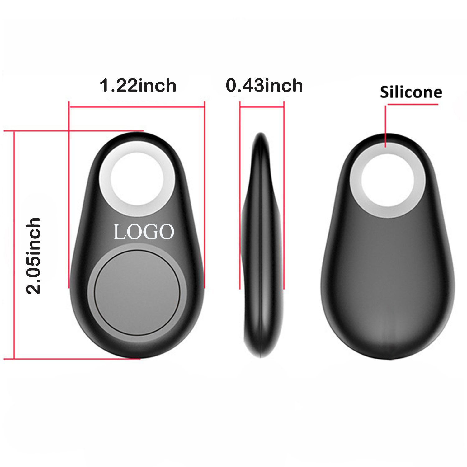 QQR5001 Bluetooth Anti Lost Tracker and Key Finder GPS Locator Alarm