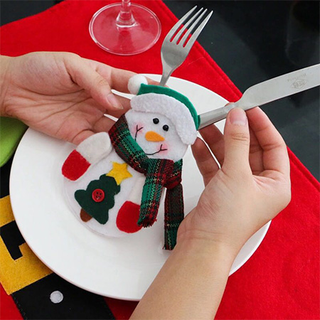 Christmas Tableware Storage Bag