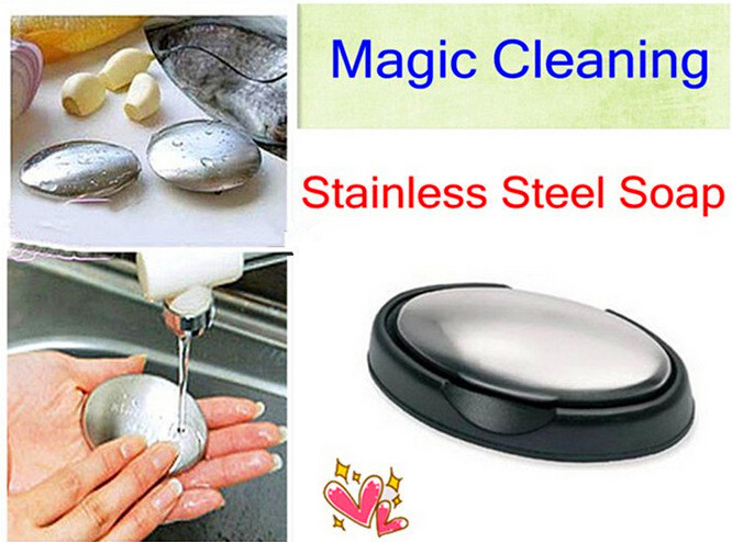 Magic Cleaning Soap Stainless Steel Soap Mini Soap