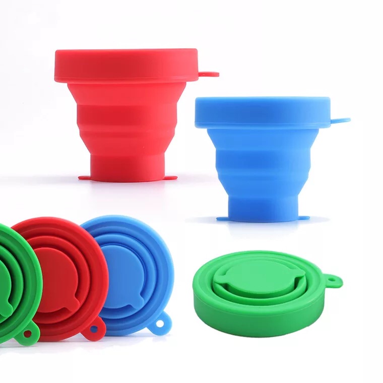Outdoor Travel Silicone Retractable Folding Bottle
