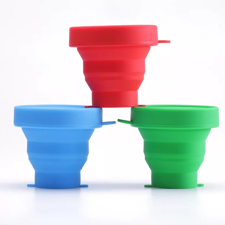 Outdoor Travel Silicone Retractable Folding Bottle