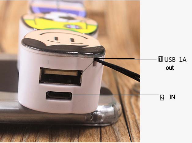 Ball Powerbank Mobile Stand 1200mAh