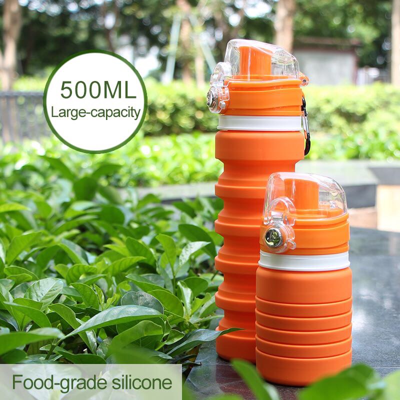 Silicone Folding Water Bottle