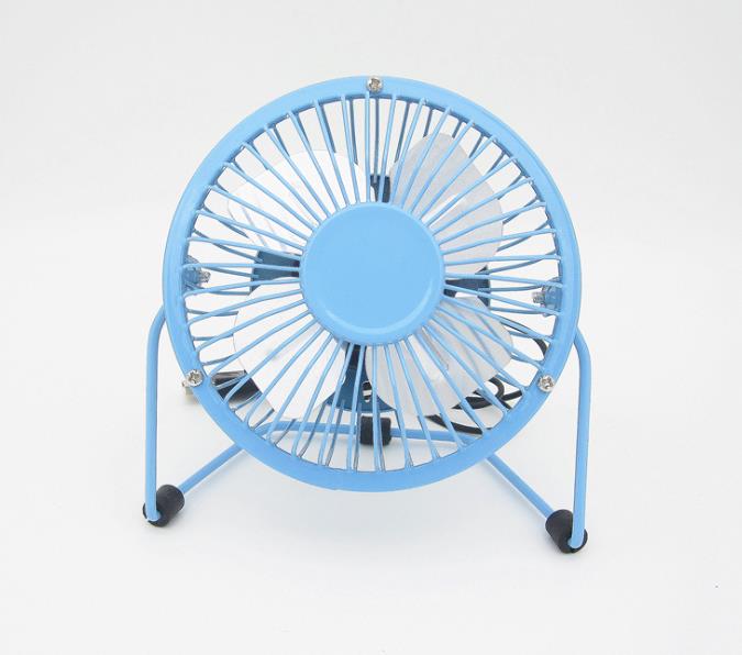 4" USB Table Desk Personal Metal Mini Fan