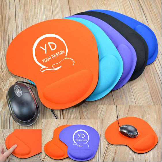 Custom Print Computer Mouse Pads with Wrist Rest