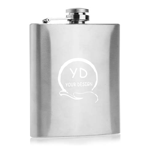 8 oz Stainless Steel Portable Flask
