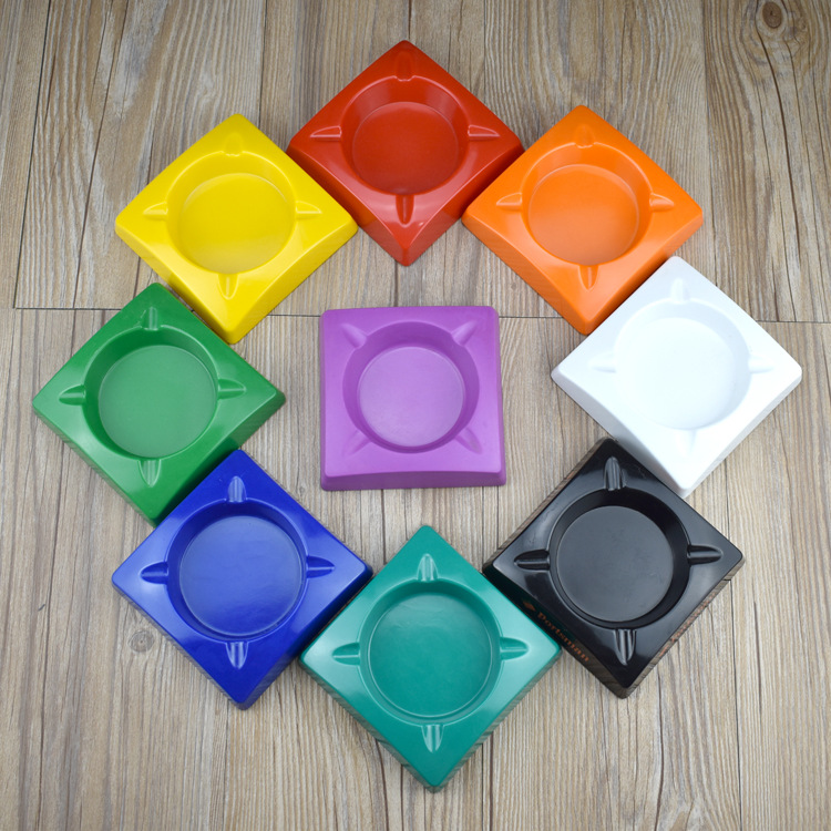 Square Shape Melamine Ashtray