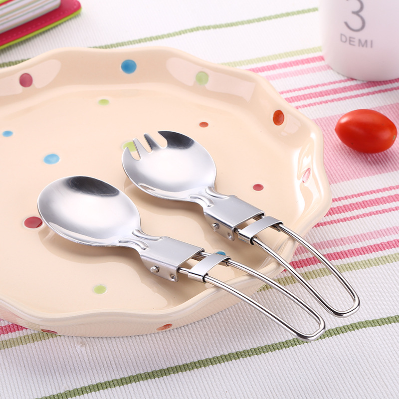 New Creative Stainless Steel Spoon Outdoor