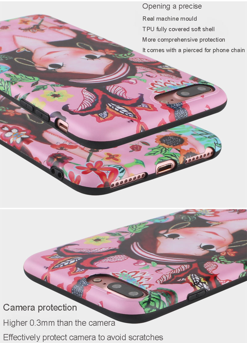 IMD Soft Phone Case for Apple Phone with TPU Material