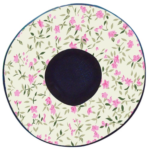 Beach Sun Protection Custom Full Color Floppy Straw Hat