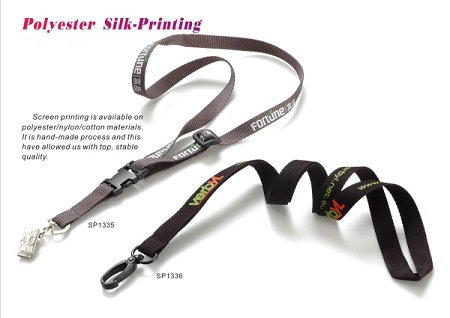 5/8" Polyester Silk-Printing Lanyards