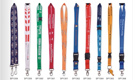 5/8" Polyester Silk-Printing Lanyards