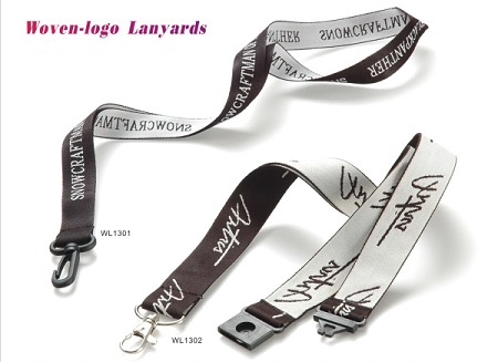 3/4" Woven-logo Lanyards