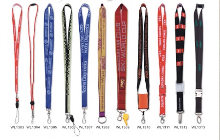 3/4" Woven-logo Lanyards