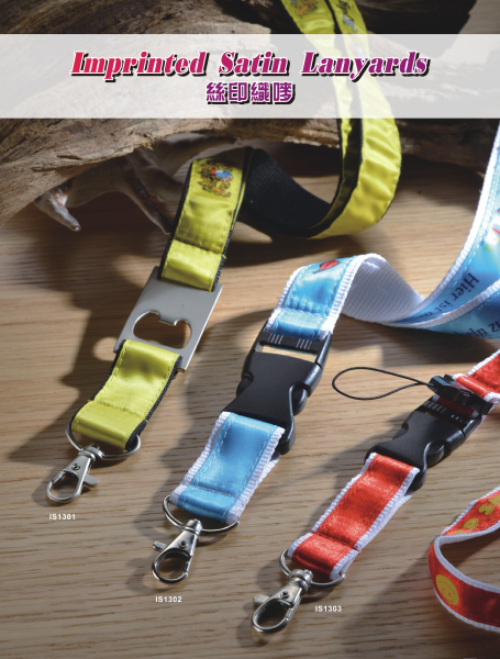 4/3" Imprinted Satin Lanyards