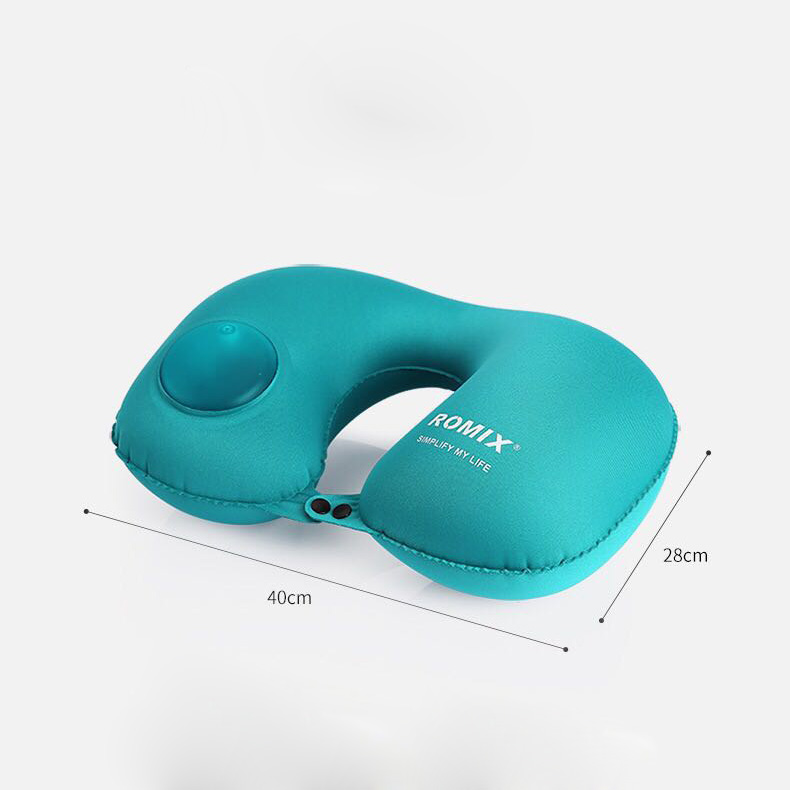 U Shape Inflatable Neck Travel Pillow