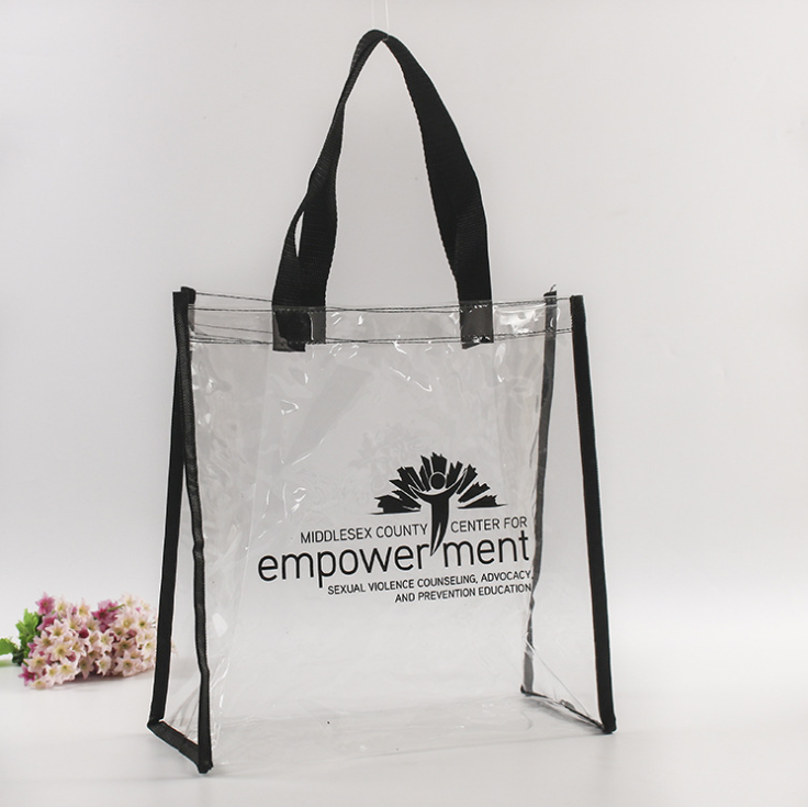 PVC Plastic Clear Tote bag