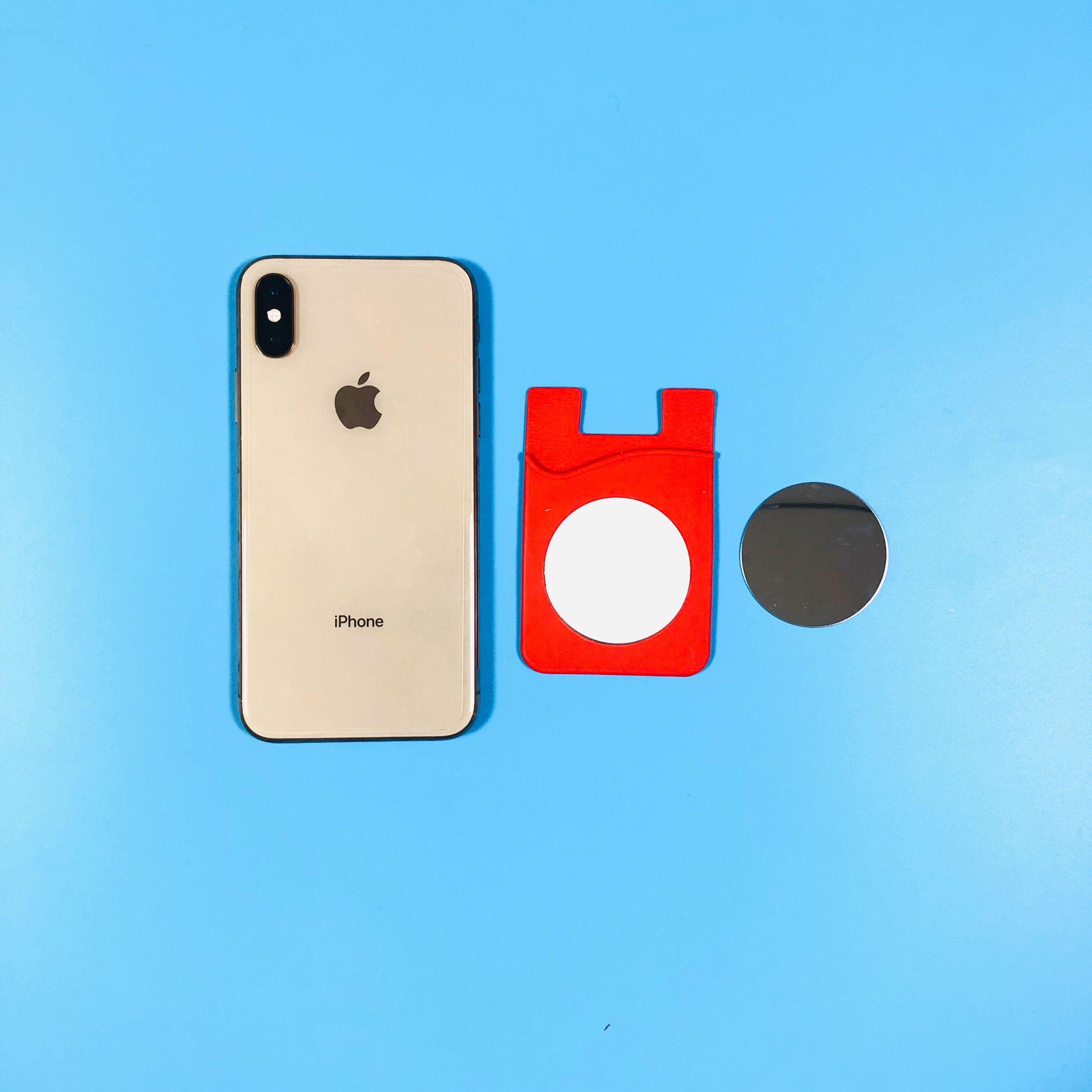 Silicone Phone Wallet with Mirror