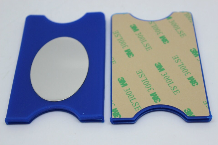 Silicone Phone Wallet with Mirror