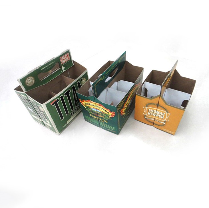 6 Pack Wine or Beer Packaging Box