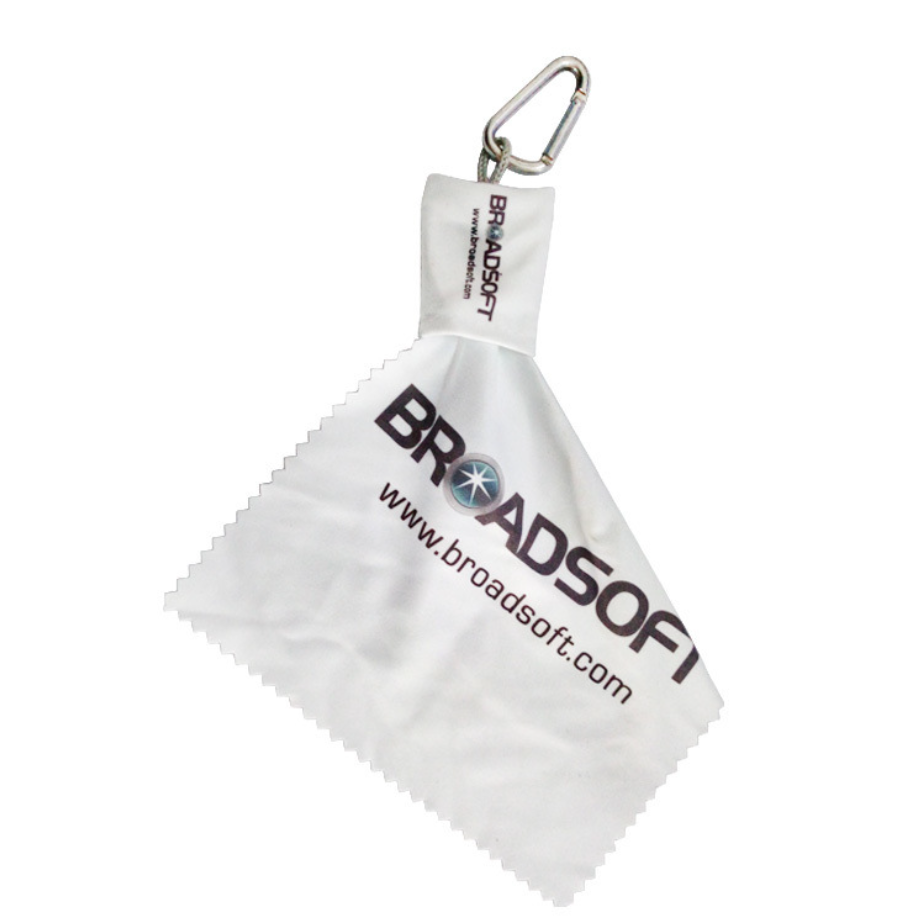 Micro-Fiber Cleaning Cloth Key Chain for Cell Phone/Grasses/Computer