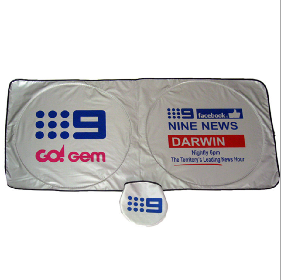 Collapsible Dual Panel Car Sun Shades