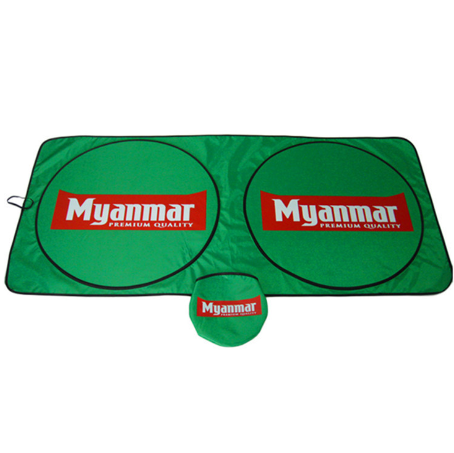 Collapsible Dual Panel Car Sun Shades