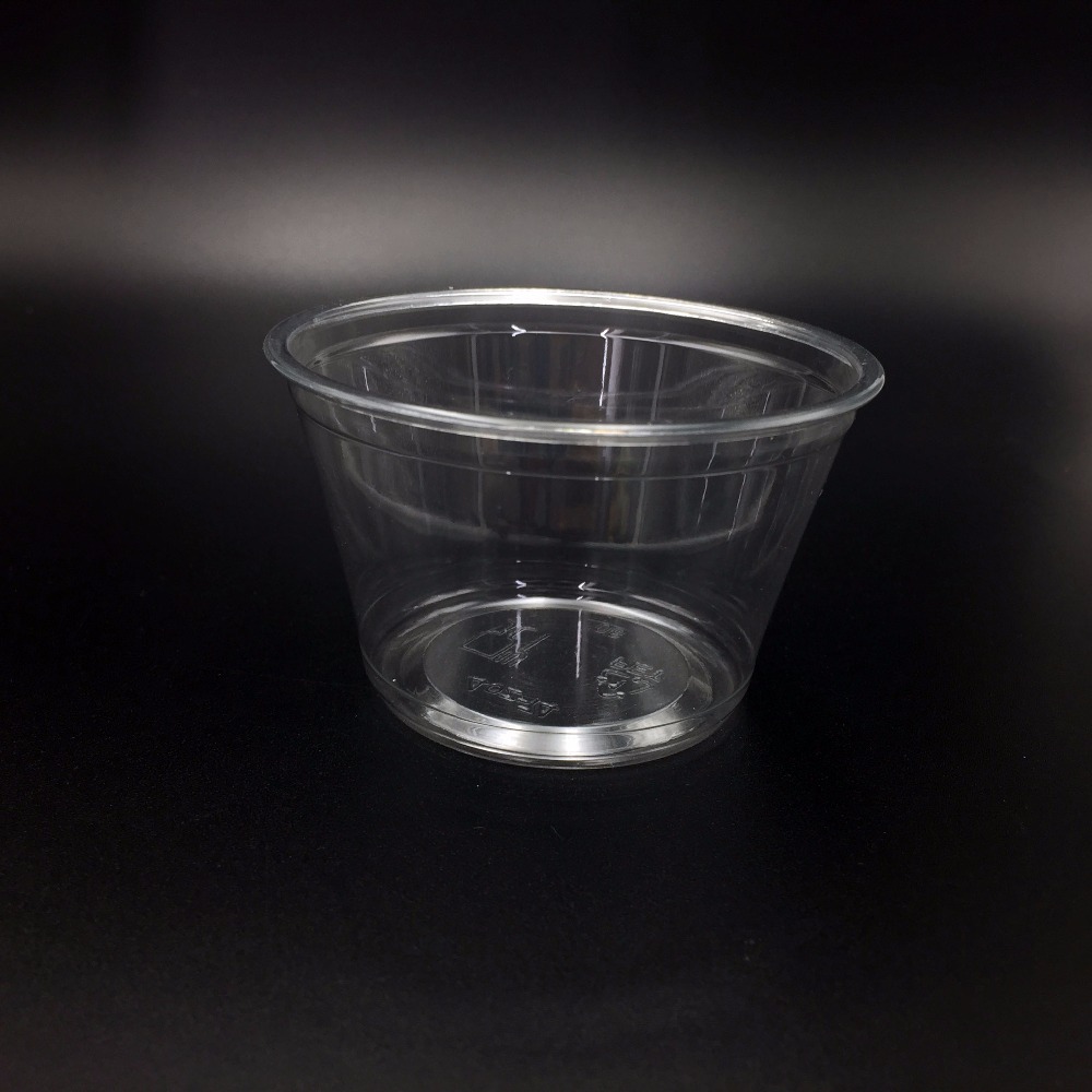 4OZ Clear Disposable PET Plastic Sauce Cup
