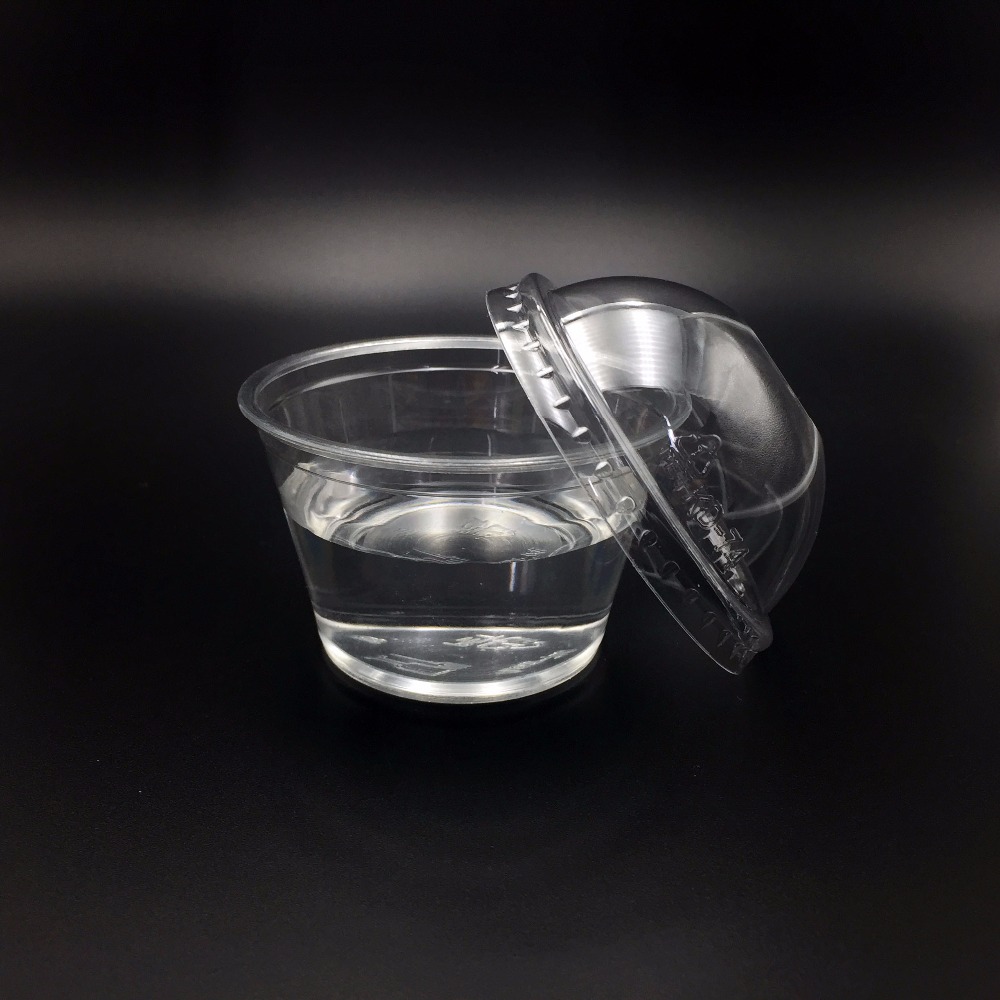 4OZ Clear Disposable PET Plastic Sauce Cup