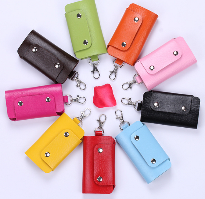 PU Leather Pocket Key Purse